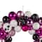23.5" Pink & Purple Skull & Ornament Wreath by Ashland®